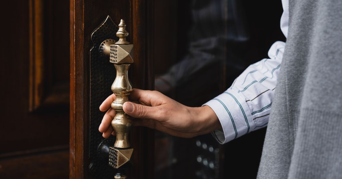 locksmith unlocking front door — Mountain Breeze Locksmith Burlington